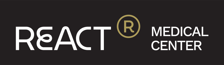 REACT Logo white